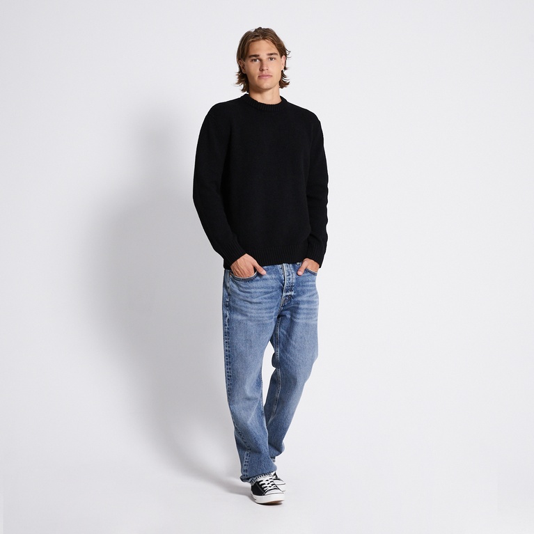 Knit sweater "River" Black